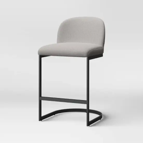 2pk Jules Cantilever Armless Upholstered Counter Height Barstool - Threshold&trade; image {3}