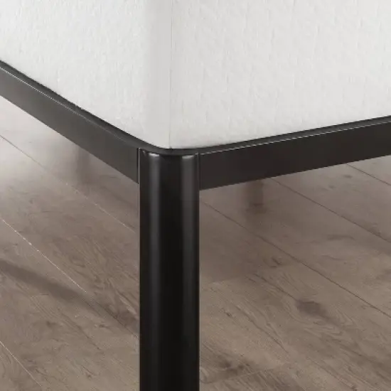 16" Van Metal Platform Bed Frame with Steel Slat Support Black - Zinus image {3}