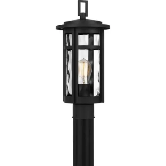 Quoizel Lighting Uma 1 - Light Post Light in  Matte Black image {4}