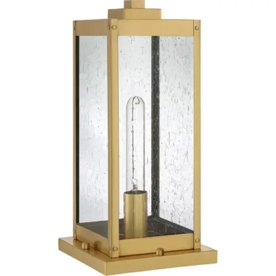 Quoizel Lighting Westover 1 - Light Post Light in  Antique Brass image {1}