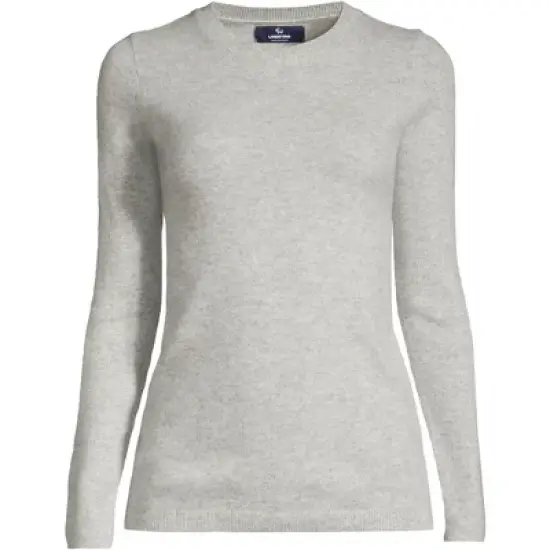 Lands' End Women's Tall Cashmere Crewneck Sweater image {3}
