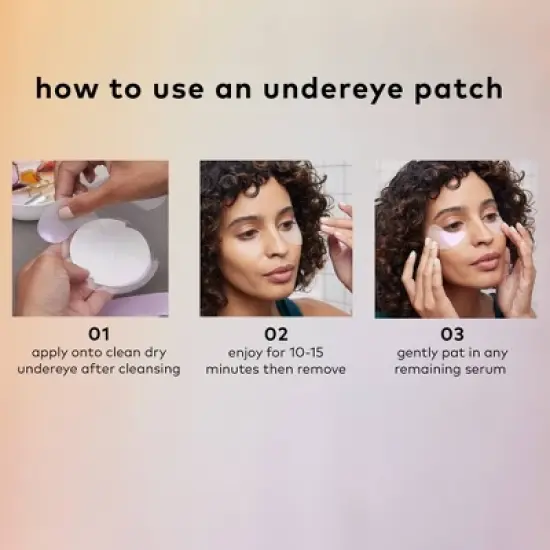 The Good Patch Brighten Up Hydrogel Undereye Patches image {3}