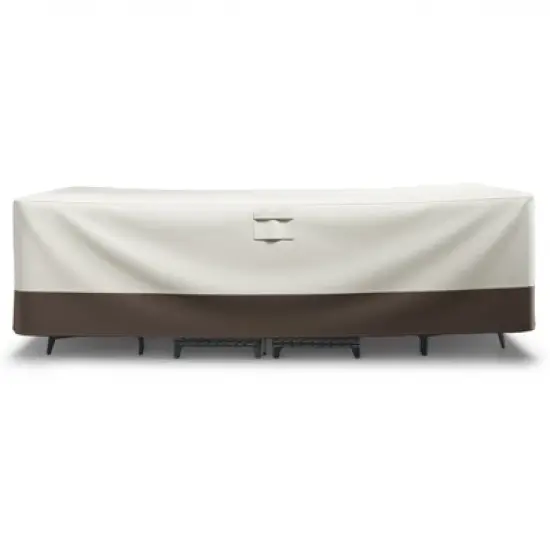 POCASSY Waterproof Outdoor Furniture Cover - 600D Oxford Patio Furniture Cover for  Furniture Set with Handle and Storage Bag image {12}