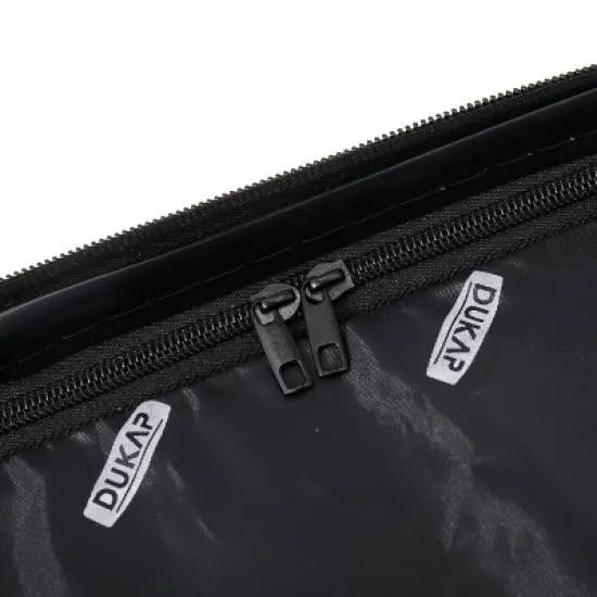 DUKAP Sense Lightweight Hardside Carry On Spinner Suitcase - Black image {13}