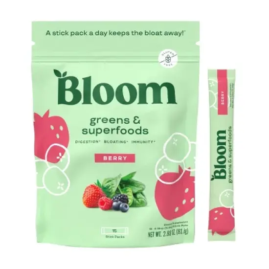 BLOOM NUTRITION Greens and Superfoods Powder - Berry image {6}