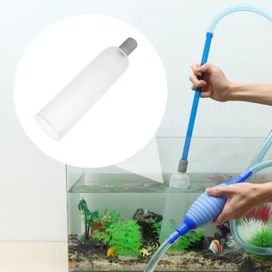 Unique Bargains Fish Tank Aquarium Python Sand Gravel Cleaner with Flat Sucker 102.4" Long image {5}