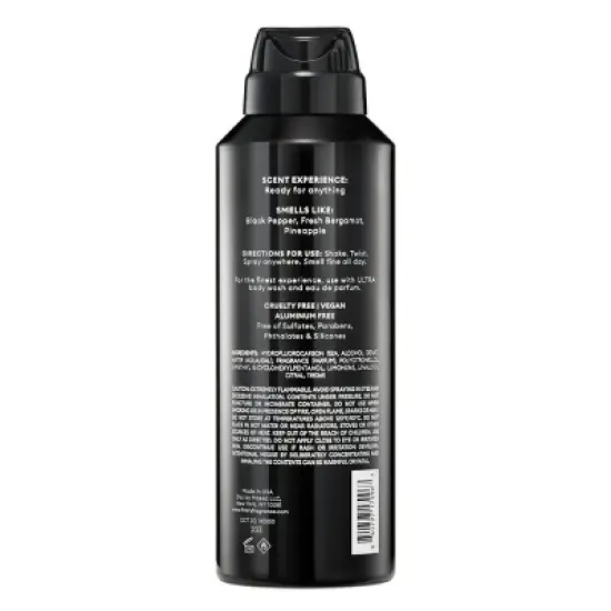 fine'ry. Men's Deodorant Spray - Ultra - 4oz image {2}