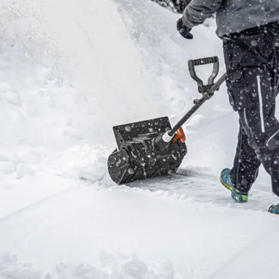 Litheli 40V 4Amp U20 Brushless Electric Cordless Snow Shoevel Battery Powered Snow Blower With Battery: Rechargeable, No Assembly Required image {14}