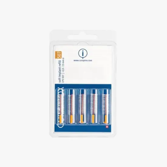 Curaprox CPS 507 Refill &ndash; Soft Implant Interdental Brushes for Implants, Dentures & Attachments, 5 pcs image {1}