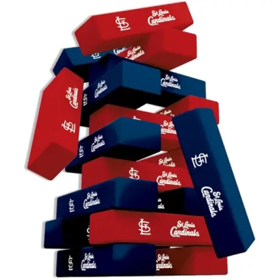 MasterPieces Real Wood Block Tumble Towers - MLB St. Louis Cardinals image {2}