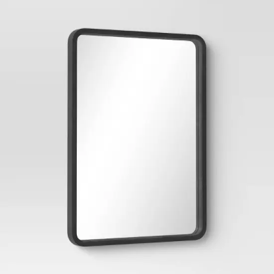 22" x 30" Rounded Corner Wood Wall Mirror - Threshold&trade; image {2}