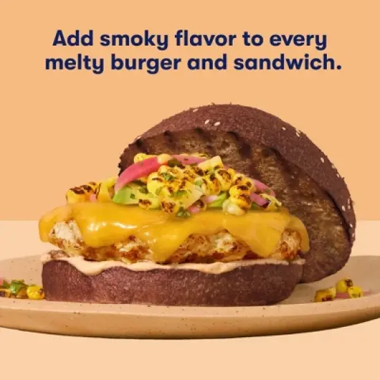 Tillamook Smoked Medium Cheddar Cheese Slices - 6oz/8ct image {2}