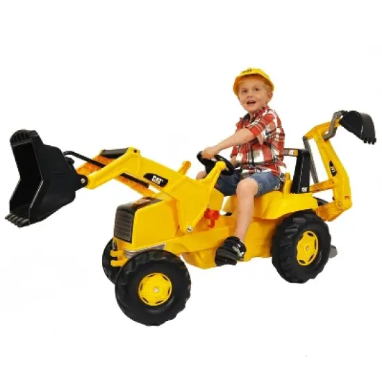 Caterpillar Backhoe Tractor Ride-On image {1}
