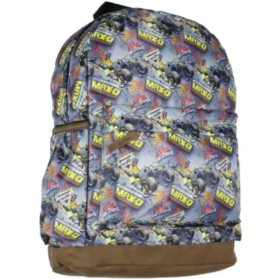 Intimo Monster Jam Backpack Maximum Destruction Max-D Allover Design Travel Daypack Multicolored image {5}