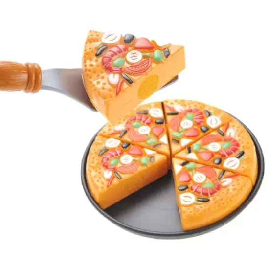 Link Worldwide Pizza Party Playset With Watermelon, Icecream And Utensils Pretend Play Toys image {9}