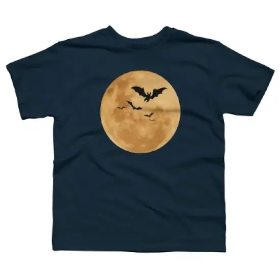 Boy's Design By Humans Halloween - Moon By MonkeyStore T-Shirt image {4}