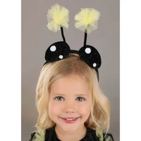 HalloweenCostumes.com Toddler Firefly Halloween Costume | Girl's Bug Costume with Glitter Wings & Antennae image {1}