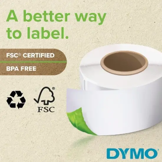 Dymo Labels LabelWriter 6"Wx4"H 20 RL/PK White 2050829 image {2}