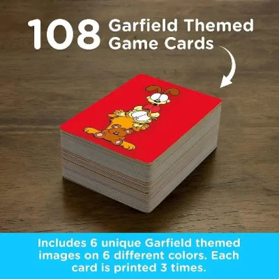 Aquarius Puzzles Garfield Memory Master Card Game image {2}