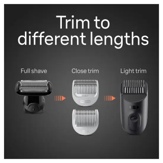 Braun Series 5 BG5360 Men's Rechargeable Body Groomer + 2 Attachment Combs image {7}