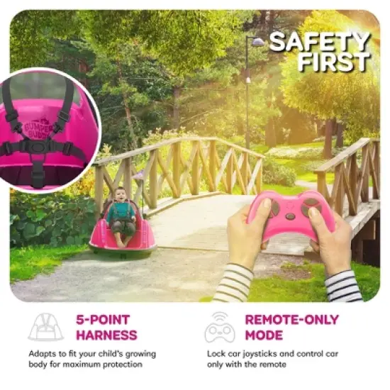 Bumper Buddy Electric Rechargeable Bumper Car for Kids &ndash; 360&deg; Spin, Multi-Color Lights, Music, and Remote Controll image {4}