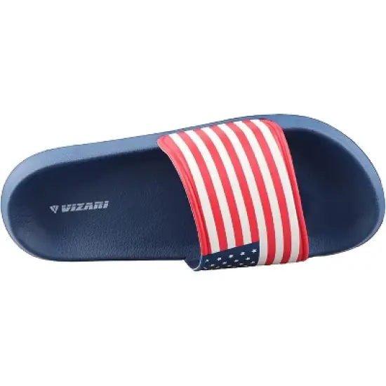 Vizari Kids' 'USA SS' Soccer Slide Sandals image {4}