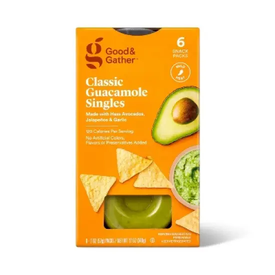 Classic Guacamole Mini Cups - 6pk/12oz - Good & Gather&trade; image {4}