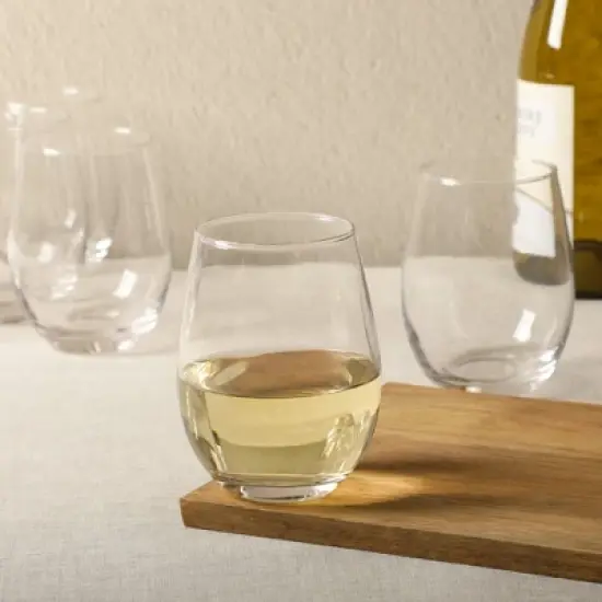 Gibson Home Bellini Glass 12 Piece All Purpose Stemless Red, White, Water, Beverage Glasses/Tumbler - Set of 12 image {1}