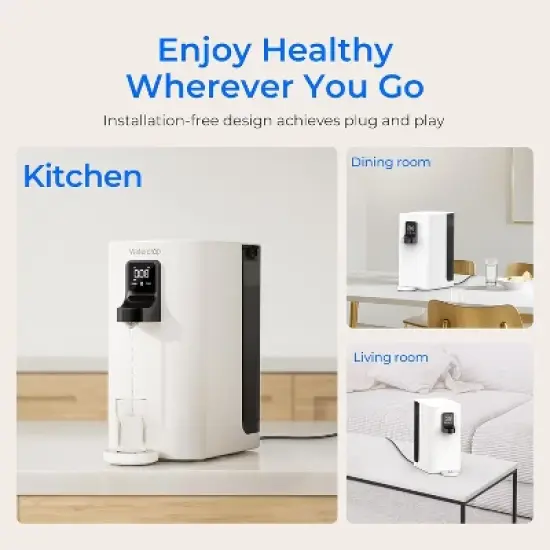 Waterdrop K19-SFK Reverse Osmosis Water Filter Countertop With Extra 1 Replacement Filter image {5}