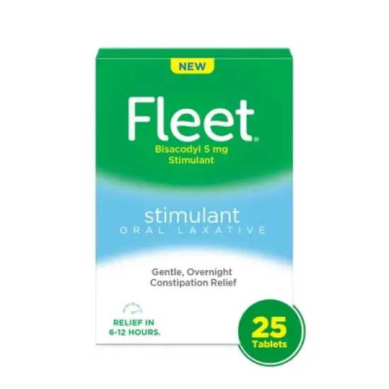 Fleet Stimulant Oral Laxative Tablets for Constipation Relief - 25ct image {7}