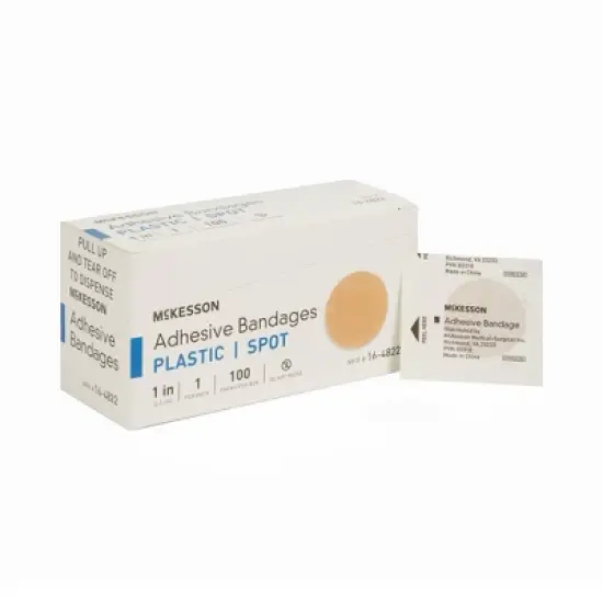 McKesson Spot Adhesive Bandages, Flexible Plastic image {7}