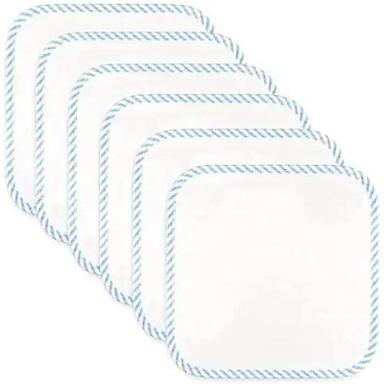 Baby Washcloths, Organic Rayon From Bamboo 6 Pack by Comfy Cubs image {3}