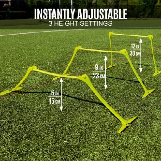 QUICKPLAY Adjustable Speed Hurdles (set of 6) image {9}