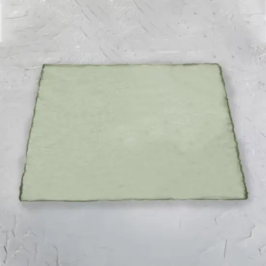 Unique Bargains Washable Polyester Place Mats Green 12 Pcs image {5}