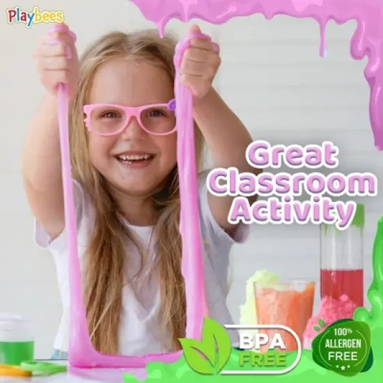 Playbees Glow in The Dark Slime - 6pk image {4}