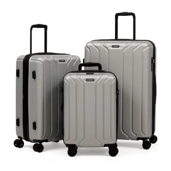 Nonstop New York 3 Piece Set (20" 24" 28") 4-Wheel Luggage Set + 2 packing cubes image {12}