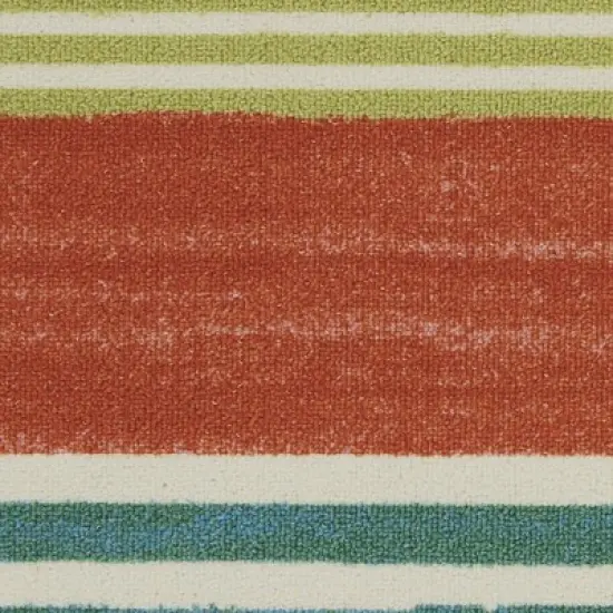 Waverly Sun N Shade SND71 Green/Teal Indoor/Outdoor Area Rug image {4}