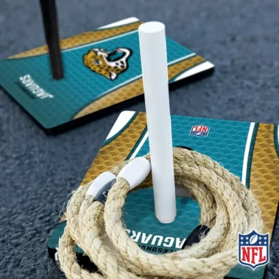 NFL Jacksonville Jaguars Solid Wood Quoits Toss Game image {7}