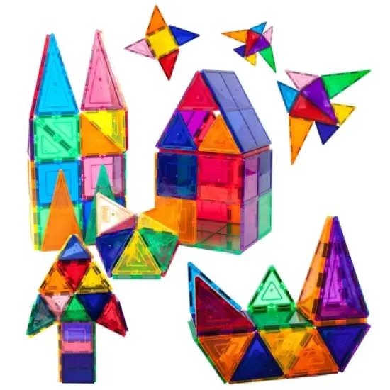 Picasso Tiles Magnetic Tile 60pc Building Set image {7}