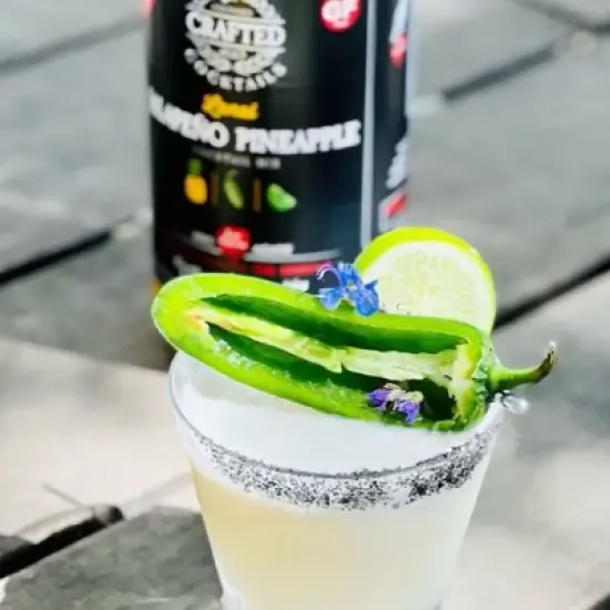 Crafted Cocktails Jalapeo Pineapple Mix: 6 Pack&nbsp; Pineapple, Jalapeo and Lime with Organic Agave&nbsp; 60 Calories, Makes Margaritas and Mai Tais image {5}
