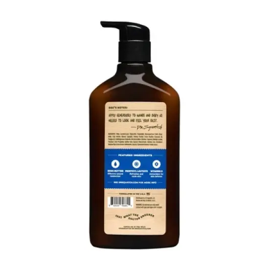 DR. SQUATCH Men's Natural Hand Lotion - Fresh Falls - 10 fl oz image {1}