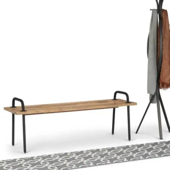 55" Sera Entryway Bench Natural - WyndenHall image {1}