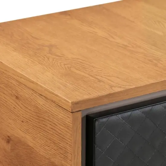 Coco Sideboard Cabinets Rustic Oak/Brown - Armen Living image {4}