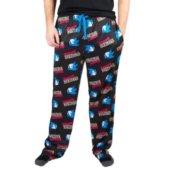 Sonic the Hedgehog Video Game Character Mens All over Print Sleep Pajama Pants image {4}