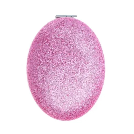 Unique Bargains Portable Oval Makeup Mirror 1 Pc image {4}