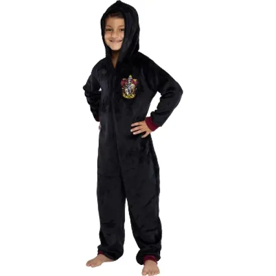 Harry Potter Unisex Kids Hooded Pajama Union Suit image {5}
