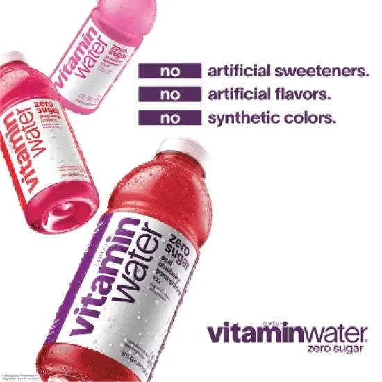 vitaminwater zero squeezed lemonade - 6pk/16.9 fl oz Bottles image {1}