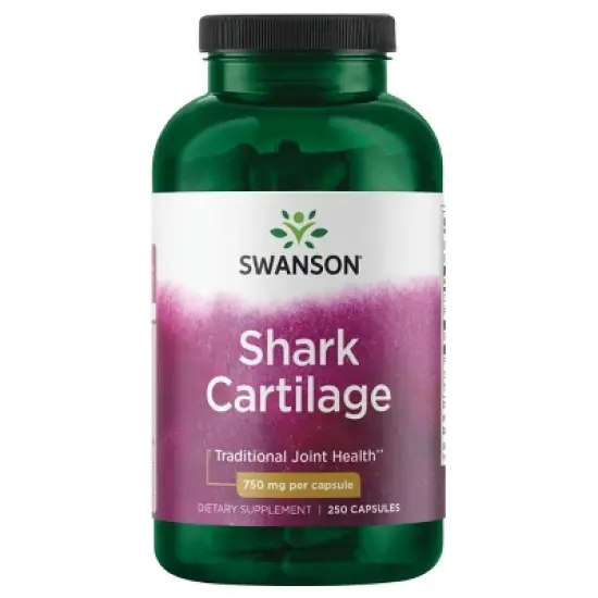 Swanson Shark Cartilage 750 mg 250 Capsules image {5}