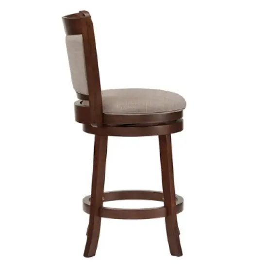 24" Piacenza Swivel Counter Height Barstool - Inspire Q image {5}
