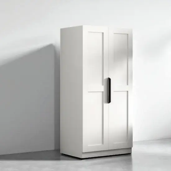 62.99" Freestanding Kitchen Pantry Cabinet with Doors & Adjustable Shelves, MDF Buffet Sideboard Storage Cupboard for Kitchen, Dining Room image {9}